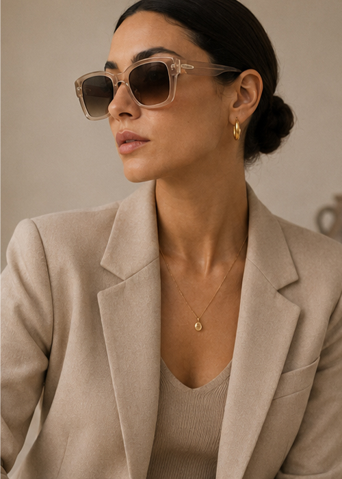 Rose Yuvarlak Güneş Gözlüğü